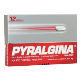 Pyralgina, 500 mg, 12 tabletek
