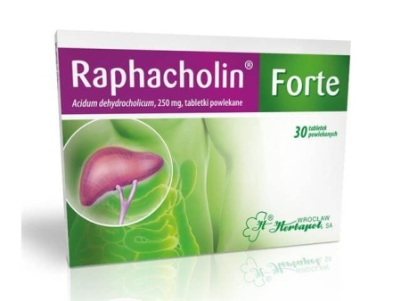 Raphacholin forte, 30 tabletek powlekanych