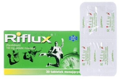Riflux, 150 mg, 30 tabletek musujących