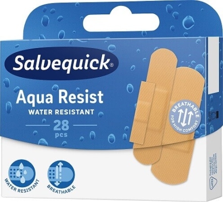 Salvequick Aqua Resist 28 sztuk 3 rozmiary