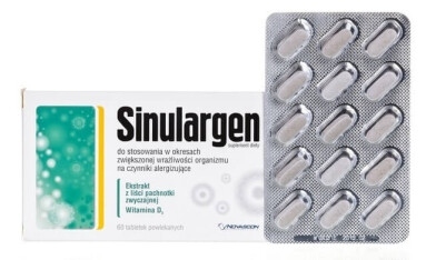 Sinulargen, tabletki powlekane, 60 szt.