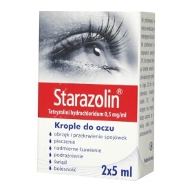 Starazolin, krople do oczu, 0,05%, 2 x 5 ml