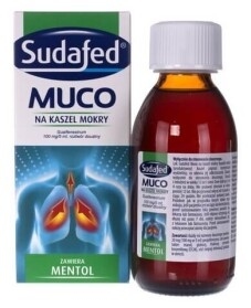 Sudafed Muco Mentol, syrop, 150 ml