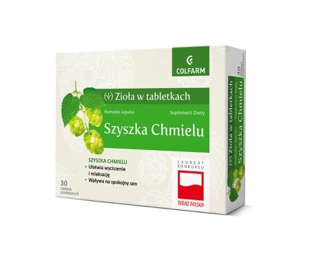 Szyszka Chmielu, 100 mg, tabletki, 30 szt.