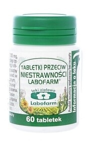 Tabletki przeciw niestrawności Labofarm, 60 tabletek