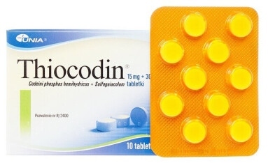 Thiocodin, tabletki, 10 szt.