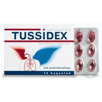 Tussidex 30 mg, 15 kapsułek