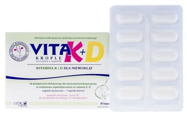 Vita K+D 30 kaspułek