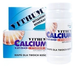 Vitrum Calcium 1250 + Vitaminum D3, 120 tabletek