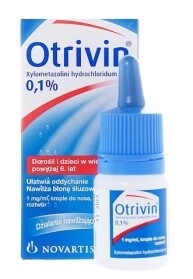 Xylometazolin Vibrocil (Otrivin), krople do nosa, 10 ml
