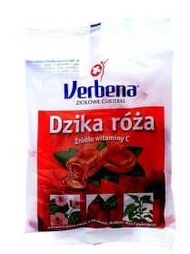 Zdrowe cukierki Verbena z witaminą C i dziką różą, 60 g